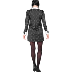 Halloween Jurk Zwart Wit Dames Gothic