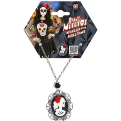Halloween Ketting Schedel En Roos