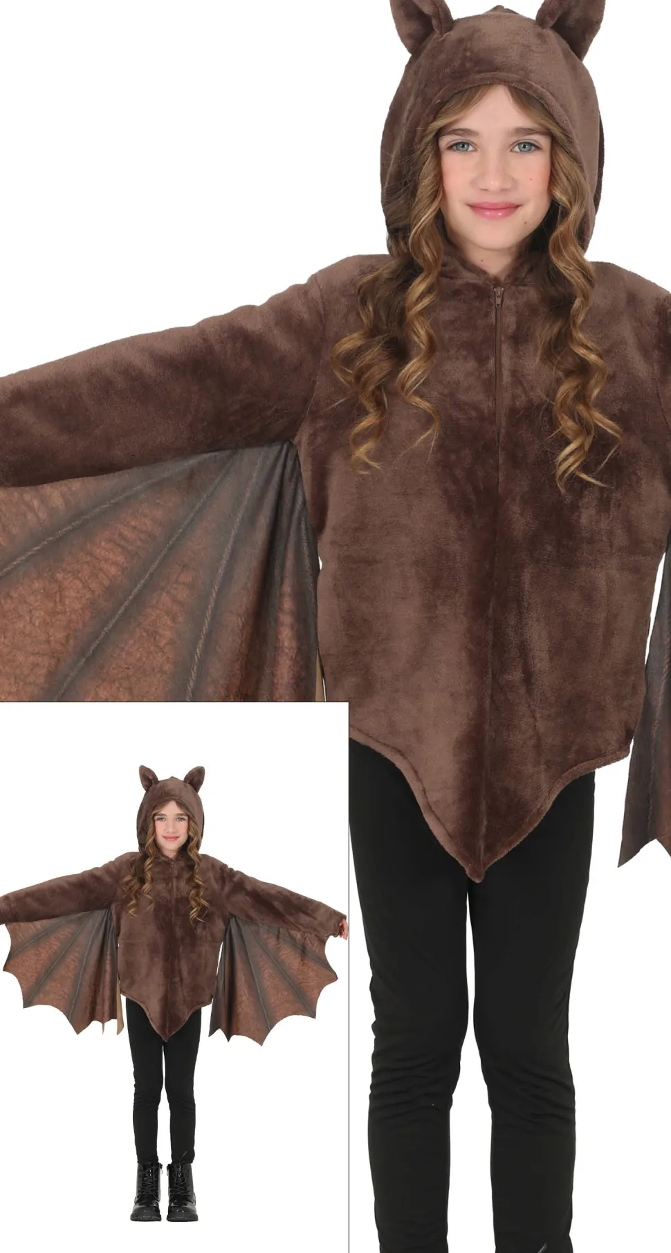 Halloween Kostuum Bruin Kind Vleermuis