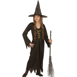 Halloween Kostuum Bruin Kind Heks