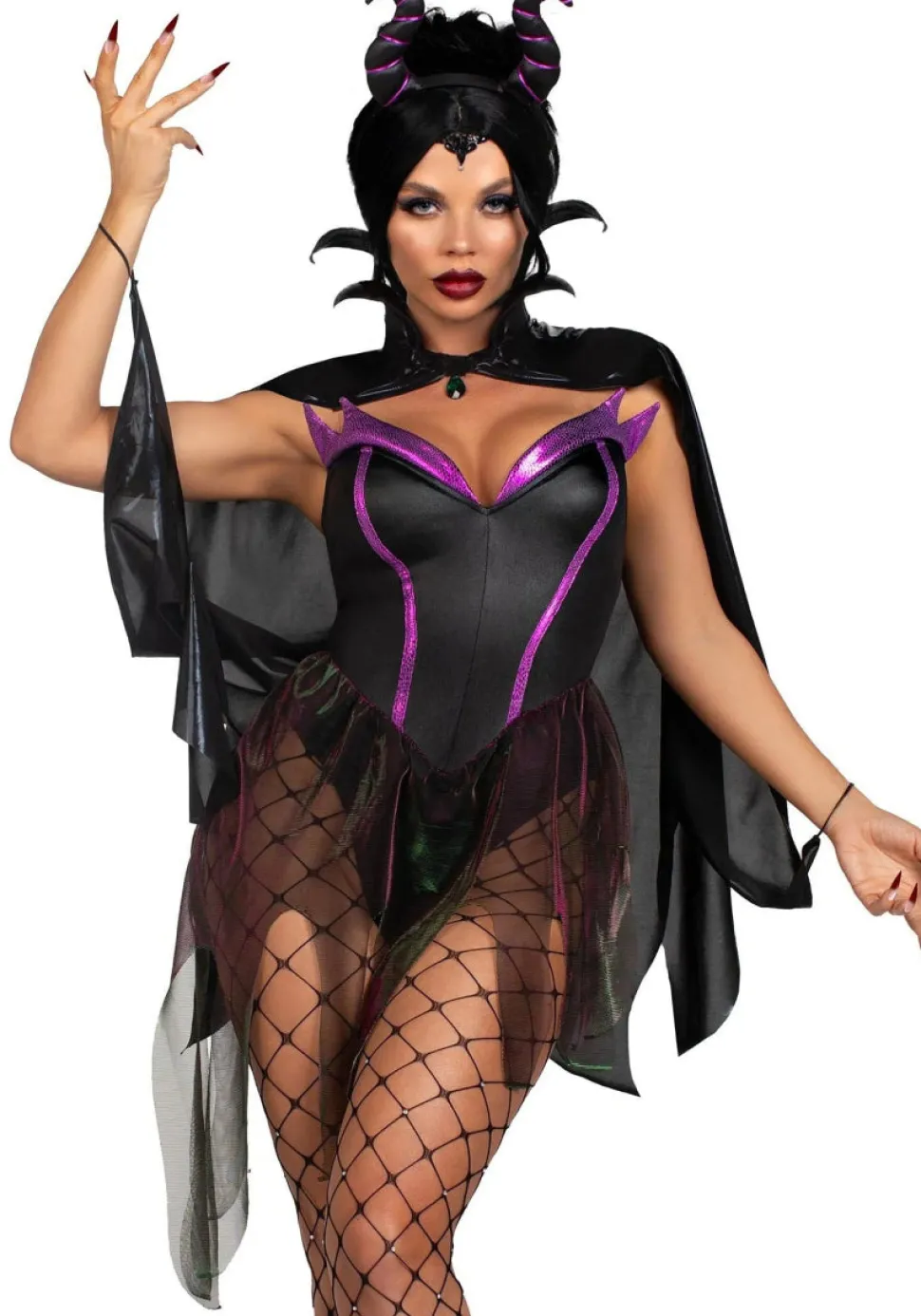 Halloween Kostuum Dames Bodysuit Demoon Leg Avenue