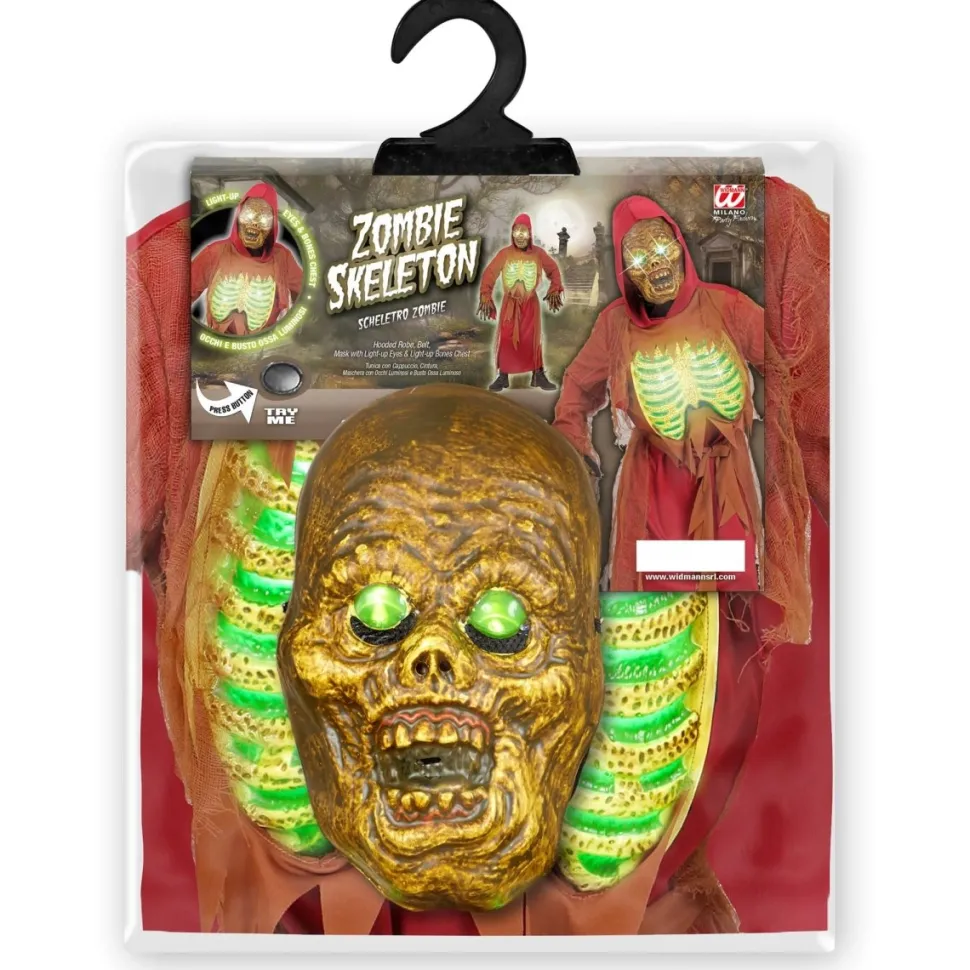 Halloween Kostuum Groen Kind Zombie Skelet