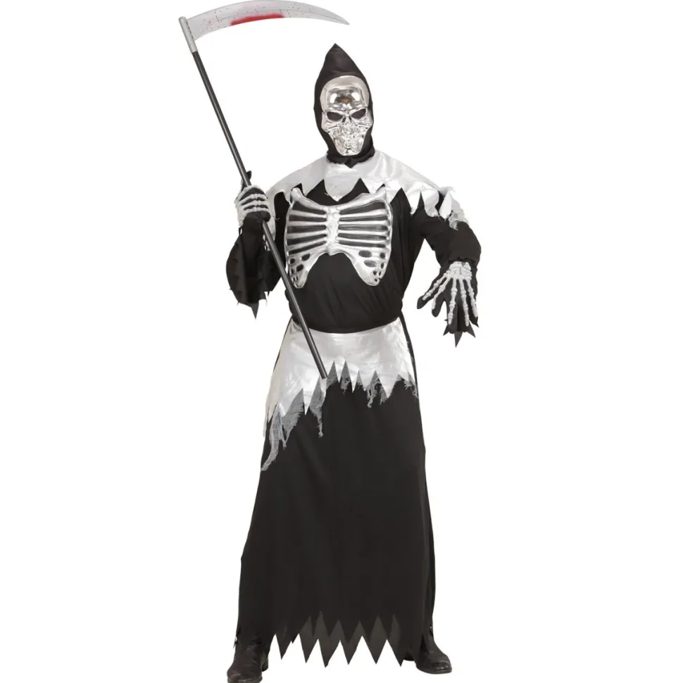 Halloween Kostuum Heren Magere Hein 3 delig