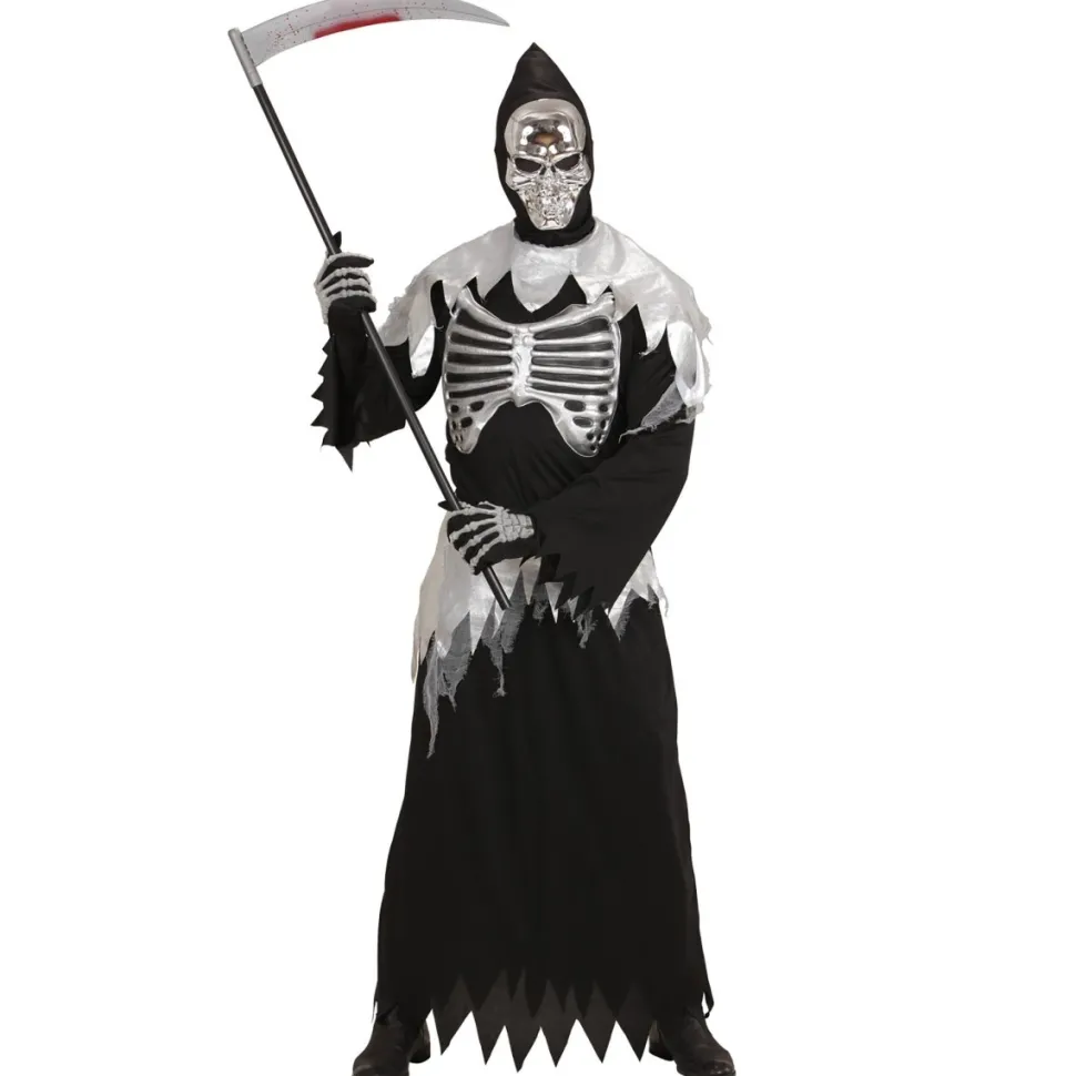 Halloween Kostuum Heren Magere Hein 3 delig