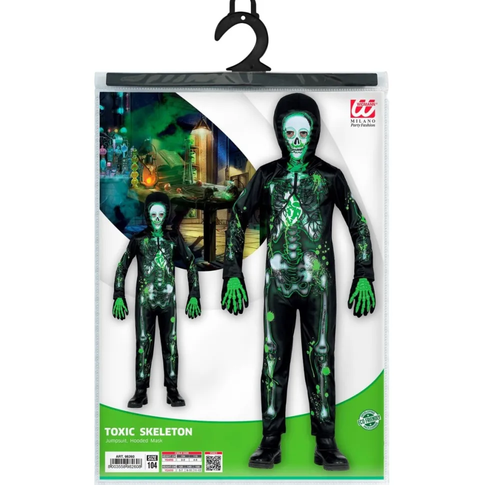 Halloween Kostuum Kind Giftig Skelet