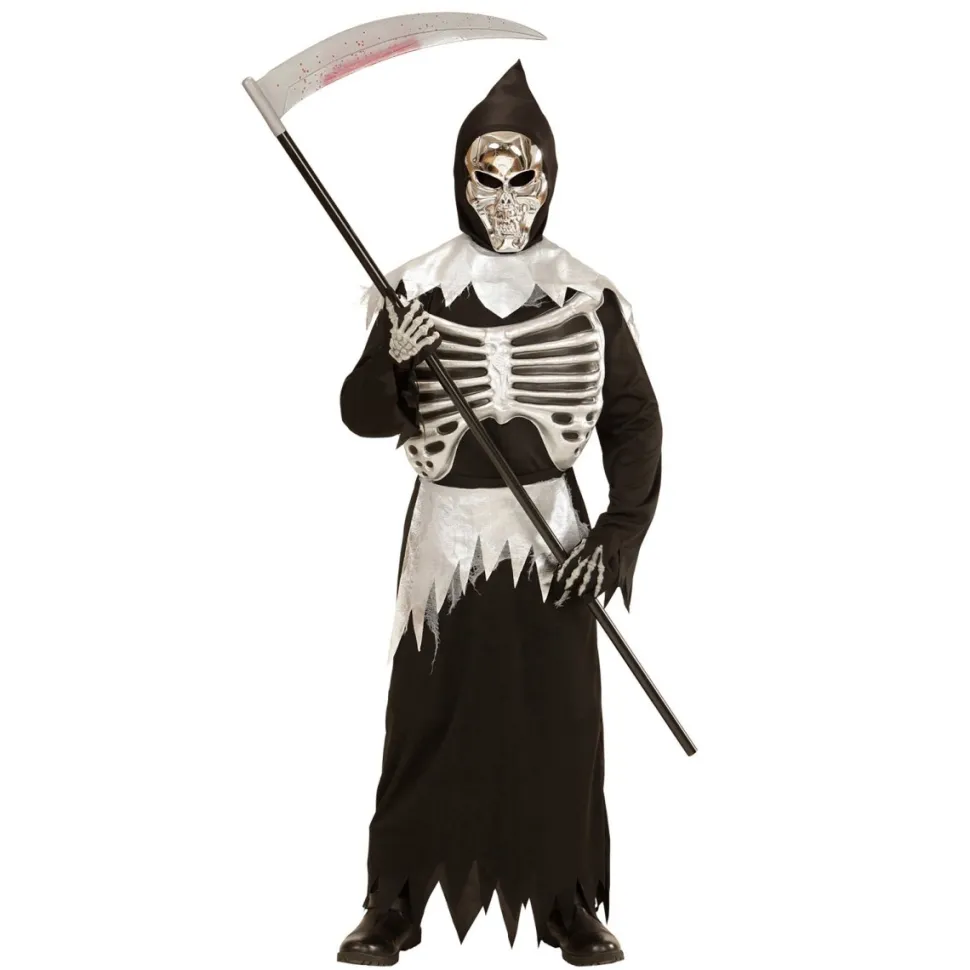 Halloween Kostuum Kind Magere Hein 3 delig