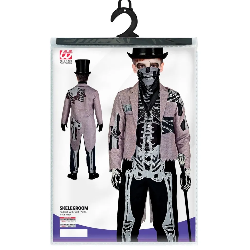 Halloween Kostuum Kind Skelet Bruidegom
