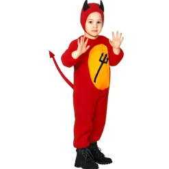 Halloween Kostuum Rood Baby Duivel 2 delig