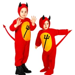 Halloween Kostuum Rood Baby Duivel 2 delig