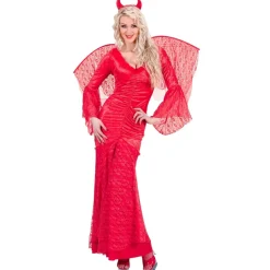 Halloween Kostuum Rood Dames Duivel Kant