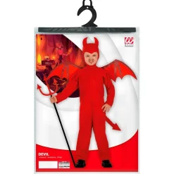 Halloween Kostuum Rood Kind Duivel 3 delig