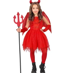 Halloween Kostuum Rood Meisje Duicel 6 delig
