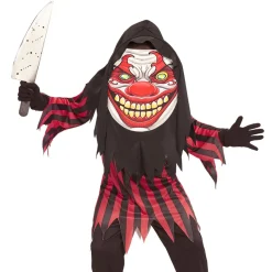 Halloween Kostuum Rood Zwart Kind Clown
