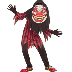 Halloween Kostuum Rood Zwart Kind Clown