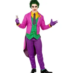 Halloween Kostuum Roze Heren Joker