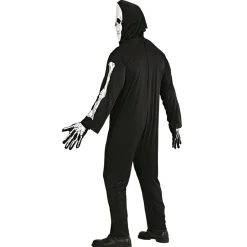 Halloween Kostuum Wit Zwart Heren Skelet