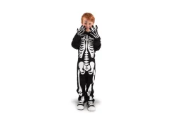 Halloween Kostuum Wit Zwart Kind Skelet