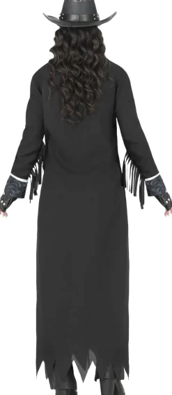 Halloween Kostuum Zwart Dames Gothic Cowgirl