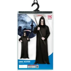 Halloween Kostuum Zwart Heren Grim Reaper