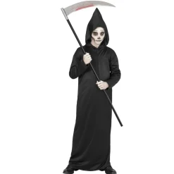 Halloween Kostuum Zwart Kind Grim Reaper