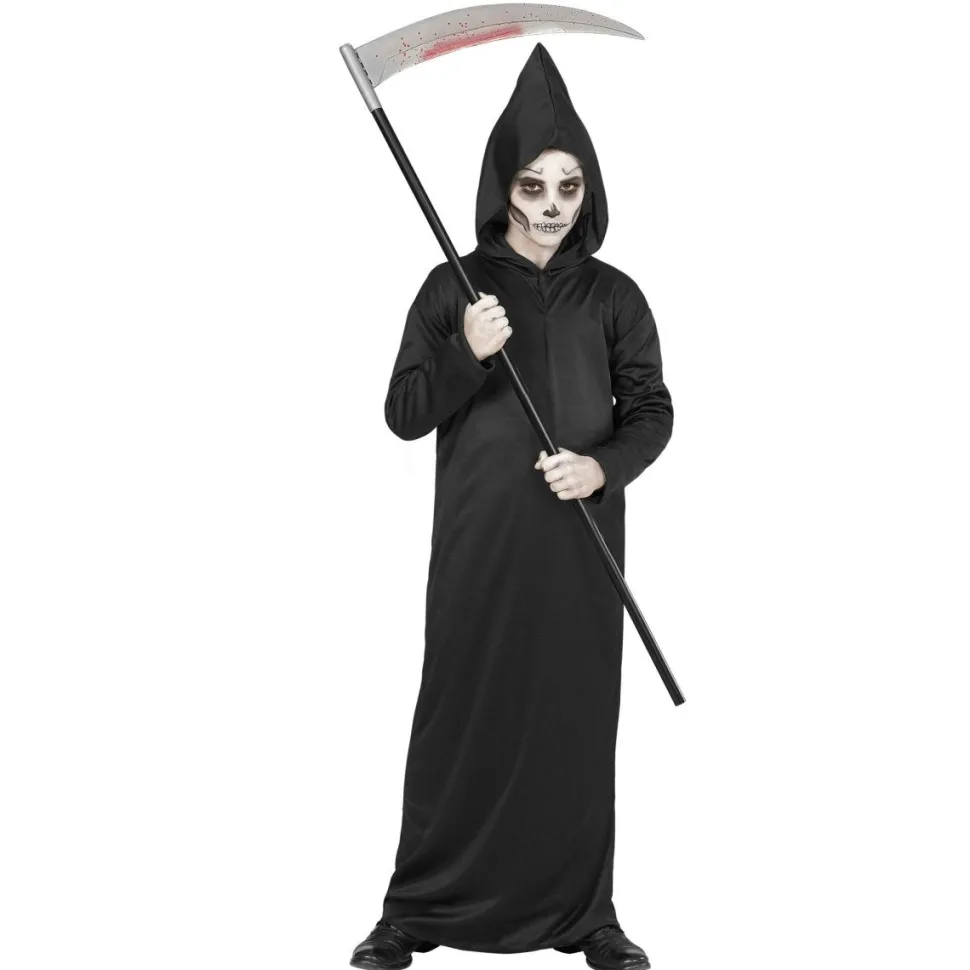 Halloween Kostuum Zwart Kind Grim Reaper