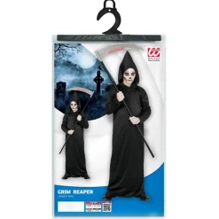 Halloween Kostuum Zwart Kind Grim Reaper