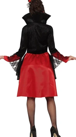 Halloween Kostuum Zwart Rood Dames Vampirina