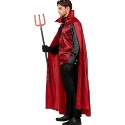Halloween Kostuum Zwart Rood Heren Duivel