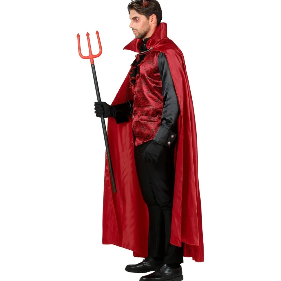 Halloween Kostuum Zwart Rood Heren Duivel