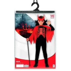 Halloween Kostuum Zwart Rood Jongen Duivel