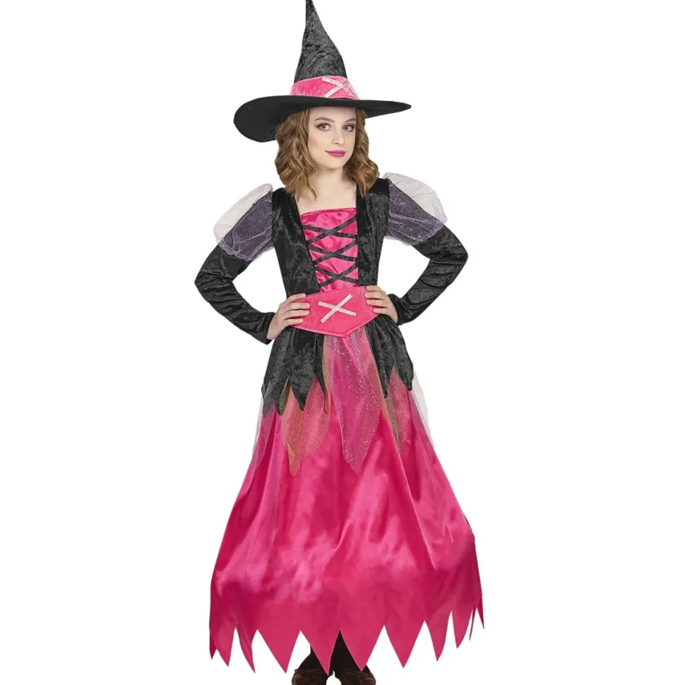 Halloween Kostuum Zwart Roze Meisje