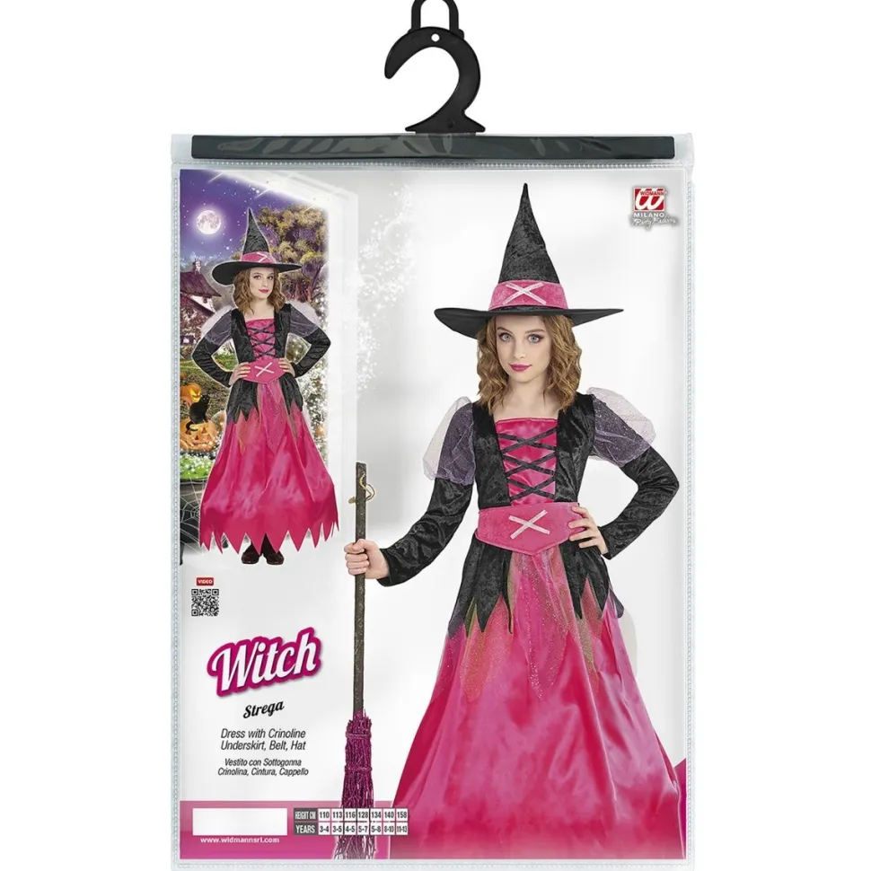 Halloween Kostuum Zwart Roze Meisje