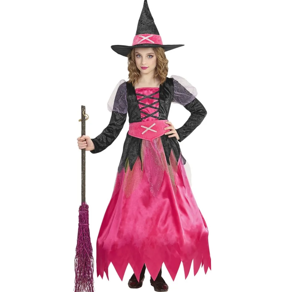 Halloween Kostuum Zwart Roze Meisje