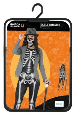 Halloween Kostuum Zwart Wit Dames Skelet