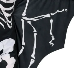 Halloween Kostuum Zwart Wit Kind Vleermuis Skelet