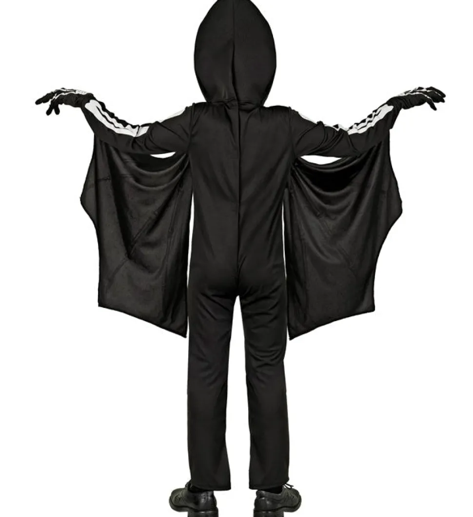 Halloween Kostuum Zwart Wit Kind Vleermuis