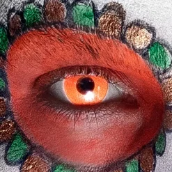 Halloween Maandlenzen Uv Flash Oranje