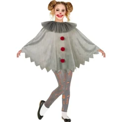 Halloween Poncho Kind Clown