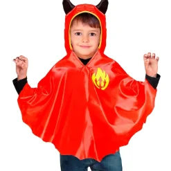 Halloween Poncho Kind Duivel