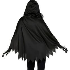 Halloween Poncho Skelet