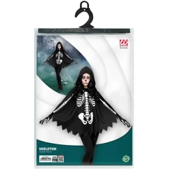 Halloween Poncho Skelet