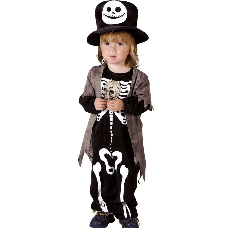Halloween Schedelachtig Kostuum Kind 3/4 jaar