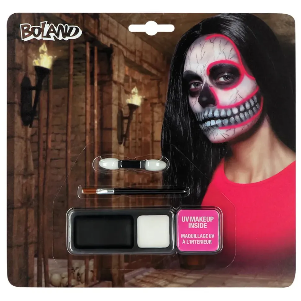 Halloween Schminkset Skelet Uv