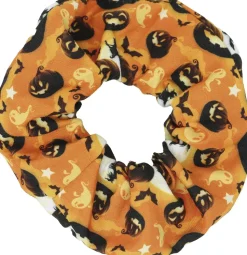 Halloween Scrunchie Pompoen