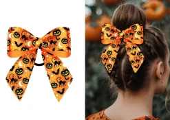 Halloween Strik Blauw Oranje