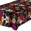 Halloween Tafelkleed Bloemen 2,74m