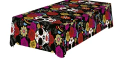Halloween Tafelkleed Bloemen 2,74m