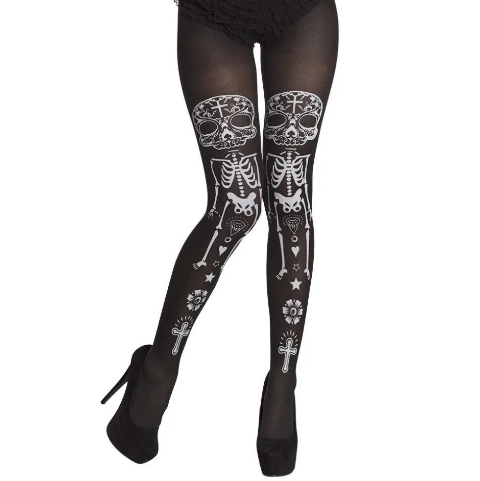 Halloween The Day Of The Dead Skelet Panty