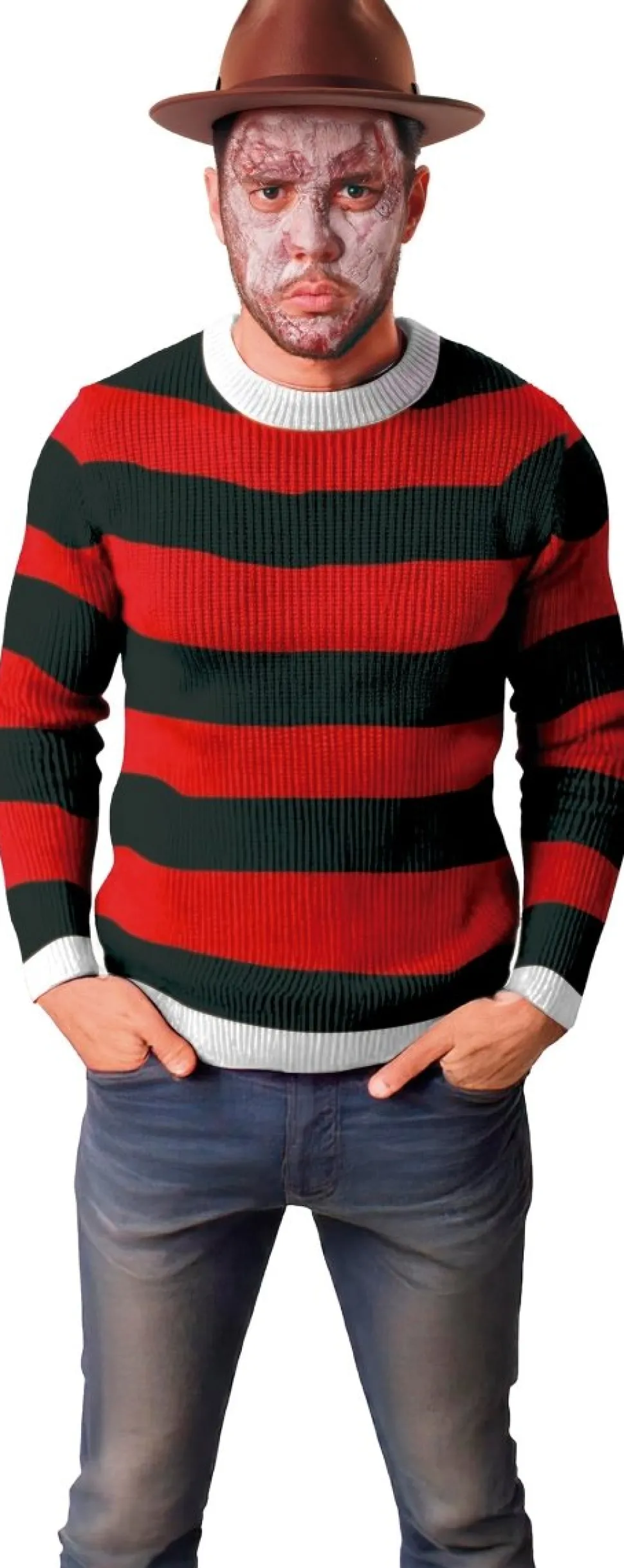 Halloween Trui Rood Zwart Killer