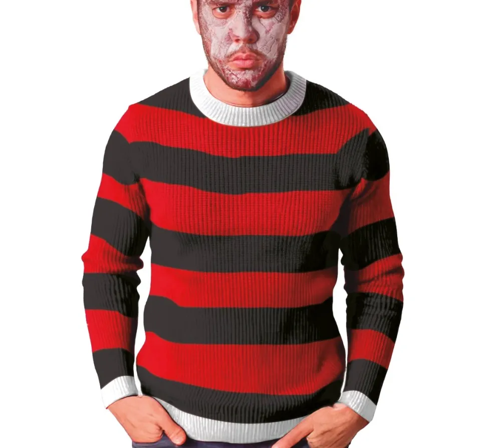 Halloween Trui Rood Zwart Killer